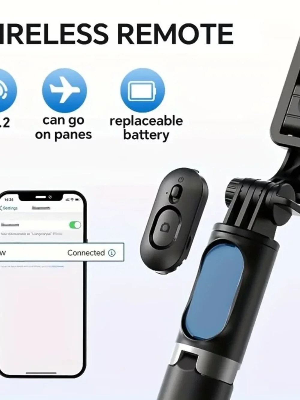 Remote Cobtrol Extendable Phone Selfie Stick